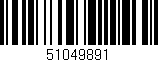 Código de barras (EAN, GTIN, SKU, ISBN): '51049891'