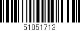 Código de barras (EAN, GTIN, SKU, ISBN): '51051713'