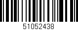 Código de barras (EAN, GTIN, SKU, ISBN): '51052438'
