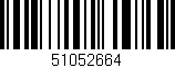 Código de barras (EAN, GTIN, SKU, ISBN): '51052664'