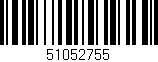 Código de barras (EAN, GTIN, SKU, ISBN): '51052755'