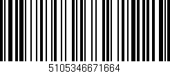 Código de barras (EAN, GTIN, SKU, ISBN): '5105346671664'