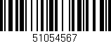 Código de barras (EAN, GTIN, SKU, ISBN): '51054567'