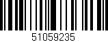 Código de barras (EAN, GTIN, SKU, ISBN): '51059235'