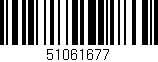 Código de barras (EAN, GTIN, SKU, ISBN): '51061677'