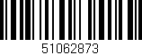 Código de barras (EAN, GTIN, SKU, ISBN): '51062873'