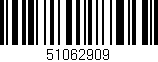 Código de barras (EAN, GTIN, SKU, ISBN): '51062909'