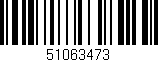 Código de barras (EAN, GTIN, SKU, ISBN): '51063473'