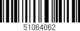 Código de barras (EAN, GTIN, SKU, ISBN): '51064062'