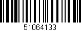 Código de barras (EAN, GTIN, SKU, ISBN): '51064133'