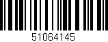 Código de barras (EAN, GTIN, SKU, ISBN): '51064145'