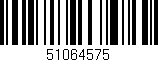 Código de barras (EAN, GTIN, SKU, ISBN): '51064575'