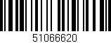 Código de barras (EAN, GTIN, SKU, ISBN): '51066620'