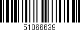 Código de barras (EAN, GTIN, SKU, ISBN): '51066639'