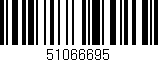 Código de barras (EAN, GTIN, SKU, ISBN): '51066695'