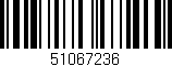 Código de barras (EAN, GTIN, SKU, ISBN): '51067236'