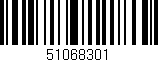 Código de barras (EAN, GTIN, SKU, ISBN): '51068301'