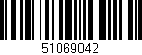 Código de barras (EAN, GTIN, SKU, ISBN): '51069042'
