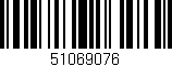 Código de barras (EAN, GTIN, SKU, ISBN): '51069076'