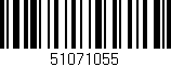 Código de barras (EAN, GTIN, SKU, ISBN): '51071055'