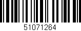 Código de barras (EAN, GTIN, SKU, ISBN): '51071264'