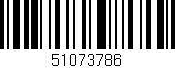 Código de barras (EAN, GTIN, SKU, ISBN): '51073786'