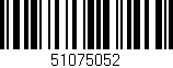 Código de barras (EAN, GTIN, SKU, ISBN): '51075052'
