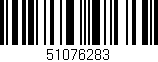 Código de barras (EAN, GTIN, SKU, ISBN): '51076283'