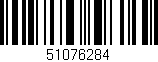 Código de barras (EAN, GTIN, SKU, ISBN): '51076284'
