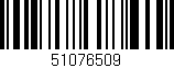 Código de barras (EAN, GTIN, SKU, ISBN): '51076509'