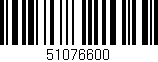 Código de barras (EAN, GTIN, SKU, ISBN): '51076600'
