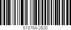 Código de barras (EAN, GTIN, SKU, ISBN): '510784-2820'