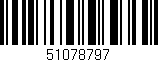 Código de barras (EAN, GTIN, SKU, ISBN): '51078797'