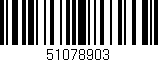 Código de barras (EAN, GTIN, SKU, ISBN): '51078903'