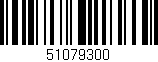 Código de barras (EAN, GTIN, SKU, ISBN): '51079300'