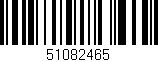 Código de barras (EAN, GTIN, SKU, ISBN): '51082465'