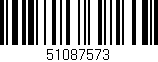 Código de barras (EAN, GTIN, SKU, ISBN): '51087573'