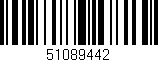 Código de barras (EAN, GTIN, SKU, ISBN): '51089442'