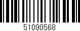 Código de barras (EAN, GTIN, SKU, ISBN): '51090568'