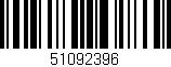 Código de barras (EAN, GTIN, SKU, ISBN): '51092396'