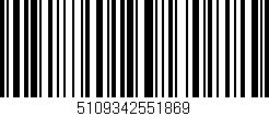Código de barras (EAN, GTIN, SKU, ISBN): '5109342551869'