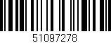 Código de barras (EAN, GTIN, SKU, ISBN): '51097278'