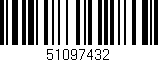 Código de barras (EAN, GTIN, SKU, ISBN): '51097432'