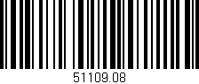 Código de barras (EAN, GTIN, SKU, ISBN): '51109.08'