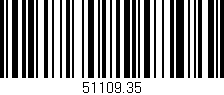 Código de barras (EAN, GTIN, SKU, ISBN): '51109.35'