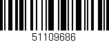 Código de barras (EAN, GTIN, SKU, ISBN): '51109686'
