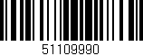 Código de barras (EAN, GTIN, SKU, ISBN): '51109990'