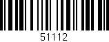 Código de barras (EAN, GTIN, SKU, ISBN): '51112'