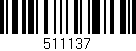Código de barras (EAN, GTIN, SKU, ISBN): '511137'