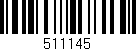 Código de barras (EAN, GTIN, SKU, ISBN): '511145'